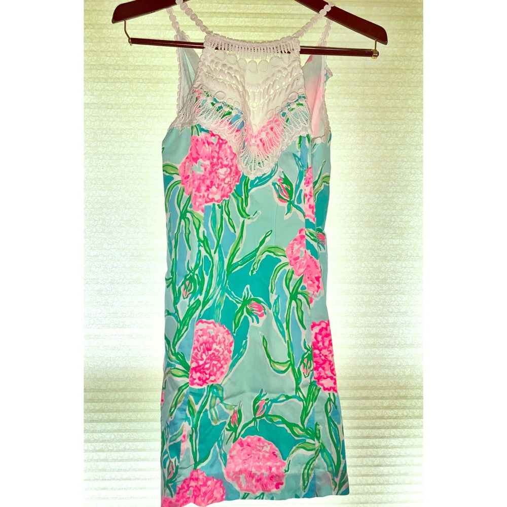 Lilly Pulitzer Floral Pattern Shift Dress